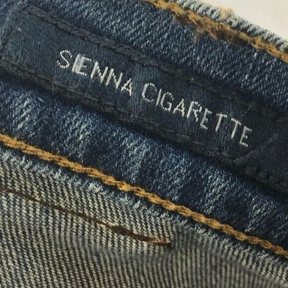 Lucky Brand Sienna Cigarette Faded Blue Wash Skinny Jeans 12 - Picture 4 of 4
